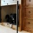 dog crate console cabinet free