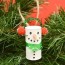 easy wine cork snowman ornament diy