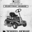 wheel horse a 60 electric horse owner s