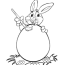 easter bunny coloring pages 100