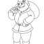 santa claus coloring pages free