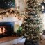 christmas fireplace mantel christmas