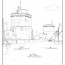 free printable seaside castle pdf