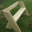 diy outdoor bench in 30 mins w only 3