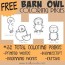 barn owl coloring pages in all you do