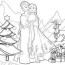 frozen christmas coloring pages 30