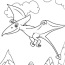 pterodactyl dinosaur coloring page
