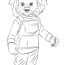 elegant chucky coloring pages chucky