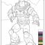 free printable buzz lightyear color by