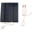 2 5w 5v 500ma solar panel with usb for