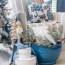 my elegant blue and neutral christmas