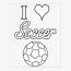 love soccer coloring pages png image