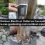 how to install an outdoor electrical outlet