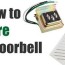 how to wire a doorbell step by step