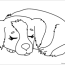outstanding cute puppy coloring pages
