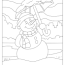 free snowman coloring pages for