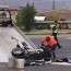 motorcycle vs vehicle crash on hwy 6