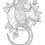 lizard coloring book for adults royalty