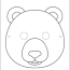 bear masks free printable templates