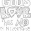 free god is love coloring pages free