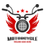 design creative motorcycle logo in high