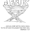 jesus in manger coloring page