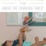 diy wall mounted baby mobile for the
