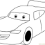 lightning mcqueen coloring page for