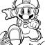 cool super mario coloring page free
