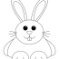 rabbit coloring page free printable
