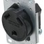 rv outlet receptacle with mounting