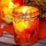 fall leaf candle mason jar crafts