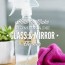 homemade glass and mirror cleaner