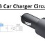 usb car charger using lm7805 ic