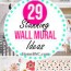 29 best wall mural ideas and designs to