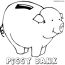 piggy bank coloring pages coloring