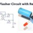led flasher circuit with relay