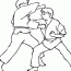 karate coloring pages coloring home