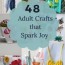 48 cool adult craft ideas that spark