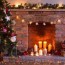 beautiful christmas fireplace decorations