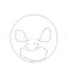 angry face coloring page trace drawing