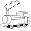 train coloring page for kids free