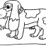 dog colouring pages to print clip art