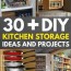 30 genius diy kitchen storage and