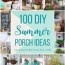 100 diy summer front porch ideas