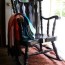 black painted rocking chair goes from