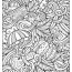 printable fall doodles pdf coloring page