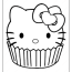 free printable hello kitty cupcake