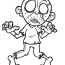 free printable zombie coloring pages