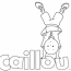 printable caillou coloring pages for kids